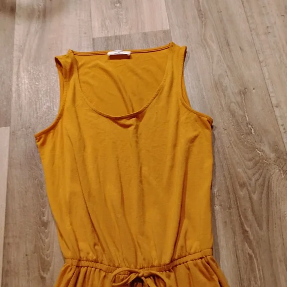 Zenana Outfitters Sleeveless Mustard Jumpsuit - Picture 2 of 2